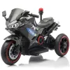 Motocicletă electrică pentru copii 12V 4.5Ah cu roți EVA, cu 3 roți