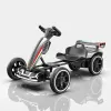 Kart electric pentru copii cu telecomandă, gri