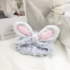 Повязка для макияжа плюшевая «Ушки зайчика»