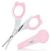 BABYJEM Foarfece pentru copii cu protectie Roz