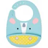Силиконовый нагрудник Fold & Go Skip Hop Zoo Единорог foto