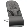 Balansoar BabyBjorn Bliss Anthracite, Bumbac foto