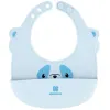 Baveta din silicon KikkaBoo Blue foto