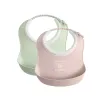 Set 2 bavete BabyBjorn Powder Green/Powder Pink foto