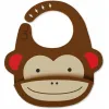 Силиконовый нагрудник Fold & Go Skip Hop Zoo Обезьяна foto