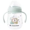 Canuta cu nasuc moale si manere KikkaBoo Savanna Mint (6+ luni), 240 ml foto
