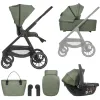 Carucior 3 in 1 KikkaBoo Modena Army Green foto