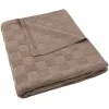 Paturica Jollein Box Knit Milky Coffee GOTS, 100x150 cm