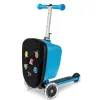 Trotineta Micro Luggage Junior Patch & Play Blue foto