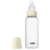 Biberon din plastic anticolici BIBS Ivory cu tetina din silicon 3+ luni, 270 ml foto