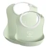 Set 2 bavete BabyBjorn Baby Feeding Set Powder Green foto