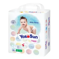 Scutece pt copii tip chilotei YokoSun, L (9-14 kg), 18 buc.