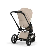 Carucior 2 in 1 Cybex Priam V colectia Platinum 2026 Cozy Beige cadru Matt Black