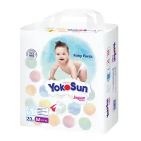 Scutece pt copii tip chilotei YokoSun, M (6-10 kg), 20 buc.