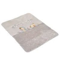 Moni Pătură pentru bebeluși 110/140 Softy Lovely gri zi