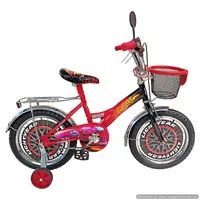 Bicicletă pentru copii CARS McQueen Black, Diametrul roților 16"