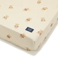 Fitted Cotton Bedsheet with elastic BABY BEAR