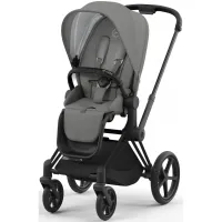 Cărucior 2 în 1 Cybex Priam Mirage Grey, șasiu Matt Black - Preț, Recenzii și Cumpărare Online