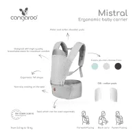 Эргономичный рюкзак-кенгуру MONI Mistral Черный