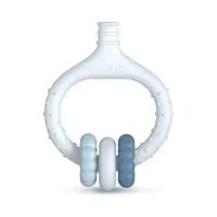 Suavinex  Jucărie de dentiție pentru masajul gingiilor de la naștere, ETAPA 0, albastru 403009