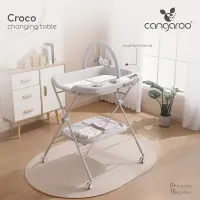 Многофункциональный пеленальный стол Moni Croco, серый