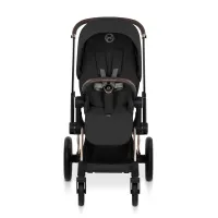 Carucior 2 in 1 Cybex Priam V colectia Platinum 2026 - Sepia Black, șasiu Rose Gold