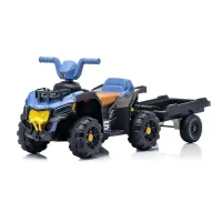 ATV electric pentru copii cu remorcă