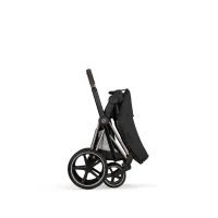Carucior 2 in 1 Cybex Priam V colectia Platinum 2026 - Sepia Black, șasiu Rose Gold