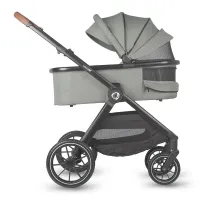 Carucior modular 3in1 Coccolle Aspen Moss green cu Scoica auto iSize Coccolle Rilax Greystone