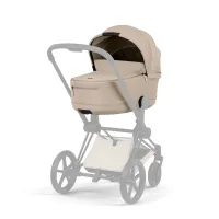 Carucior 2 in 1 Cybex Priam V colectia Platinum 2026 Cozy Beige cadru Matt Black