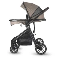Carucior 3in1 cu landou transformabil Coccolle Ago- Dessert taupe