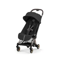 Ультракомпактная коляска Cybex Coya Platinum 2026 Rose Gold Sepia Black
