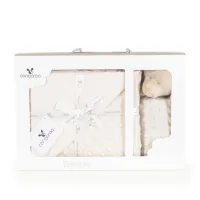 Детский плед 75x100 см с игрушкой Moni Bennie Beige