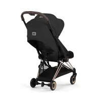 Ультракомпактная коляска Cybex Coya Platinum 2026 Rose Gold Sepia Black
