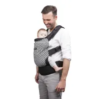 Рюкзак-кенгуру ZAFFIRO CARE — Черно-белый