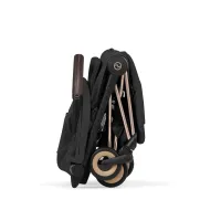 Ультракомпактная коляска Cybex Coya Platinum 2026 Rose Gold Sepia Black