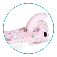 Trotineta cu LED QKIDS AMIS ROZ