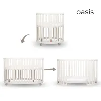 ESPIRO – деревянная кроватка БУК OASIS - White