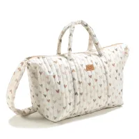 La Millou Geanta Weekend Bag Nylon HEARTBEAT BEIGE