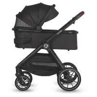 Carucior modular 3in1 Coccolle Aspen Jet Black cu Scoica auto iSize Coccolle Rilax Greystone