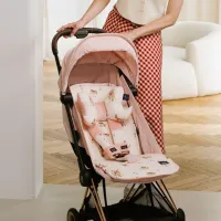Salteluță pentru cărucior Cotton Velvet Multi BAMBILAND by Magdalena Lamparska