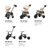 Qplay Трёхколёсный велосипед ультраскладной Nova MAX - Beige