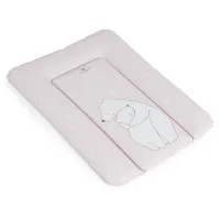 Moni Мягкий пеленальный мат 50x70 - Bears Pink