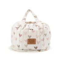 La Millou Органайзер для подгузников из нейлона HEARTBEAT BEIGE