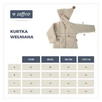 Hanorac Zaffiro 100% Lână Merino - Gri grafit - 62/68