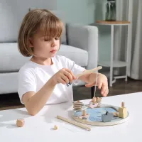 Set de joc din lemn „Pescuit cu magnet”