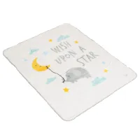 Детский плед Moni Softy Wish upon a Star, 110×140 см, белый