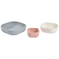 Set boluri Beaba Velvet Grey, 3 buc.
