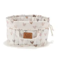 La Millou Органайзер для подгузников из нейлона HEARTBEAT BEIGE