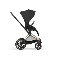 Carucior 2 in 1 Cybex Priam V colectia Platinum 2026 - Sepia Black, șasiu Rose Gold